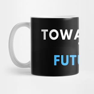 Bitcoin - toward the future - blue Mug